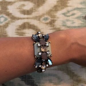 Multi-stone statement bracelet